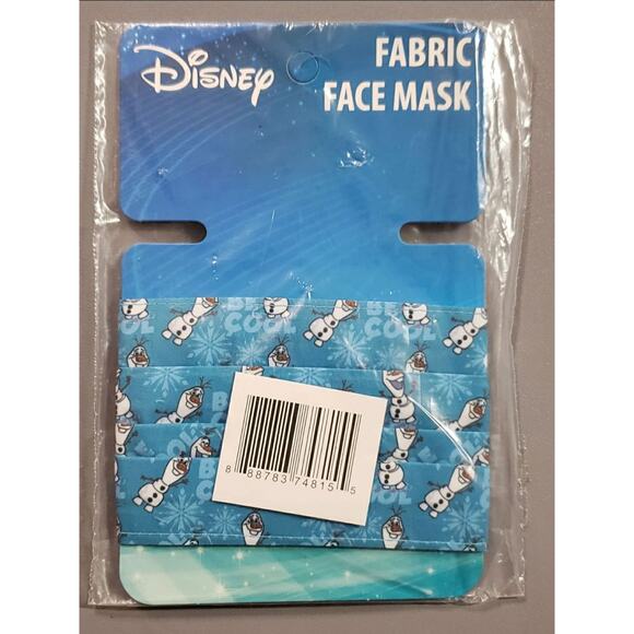 Disney Frozen Olaf Blue Kids Face Mask - Picture 1 of 2